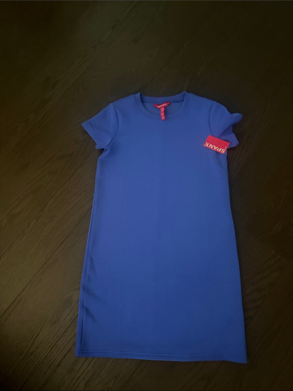 NWT Spanx Womens Royal Blue Short Sleeve Dress